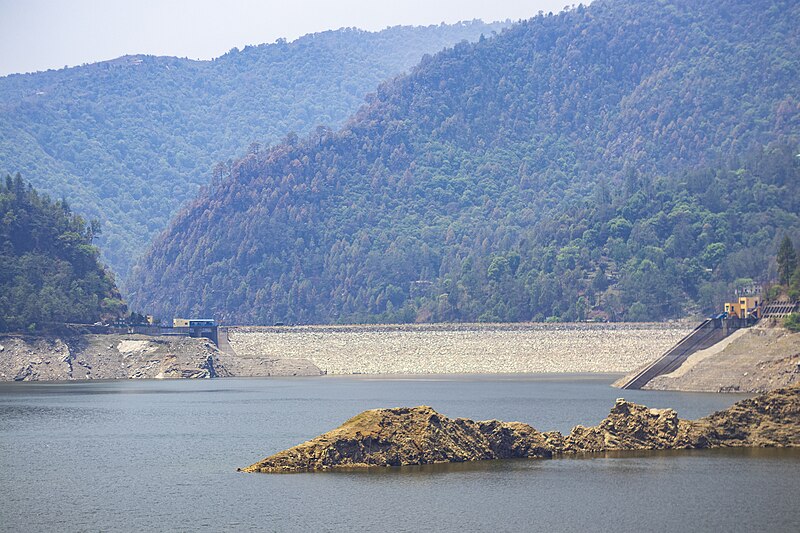 Kulekhani Dam | Image Source: Nirmal Dulal on Wikimedia Commons