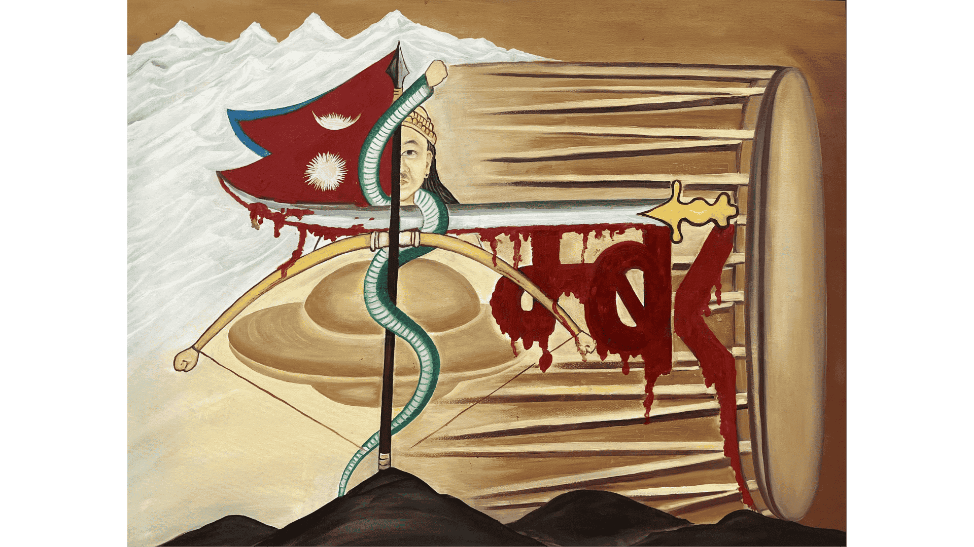 King Yalambar, the first of the Kirat dynasty. Known for his valor and expanding the Kirat kingdom from the valley to most parts of Eastern Nepal, his legends are celebrated to this day.